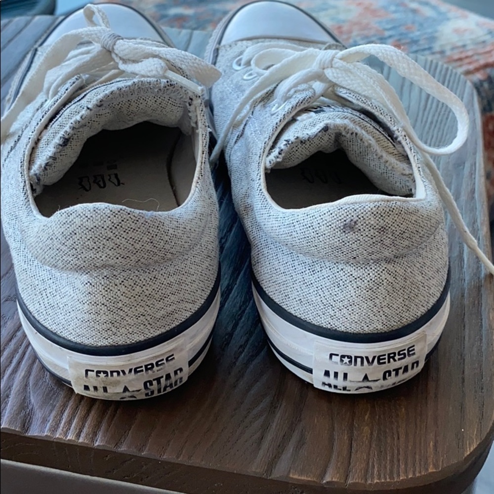 Gray & white converse Allstar size 6 - Picture 3 of 5